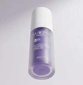 Close-up of the AURÉVA serum bottle